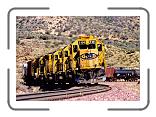 ATSF 5165 West, approaching MP 58 on Cajon Pass, CA. February 1995 * 800 x 555 * (218KB)